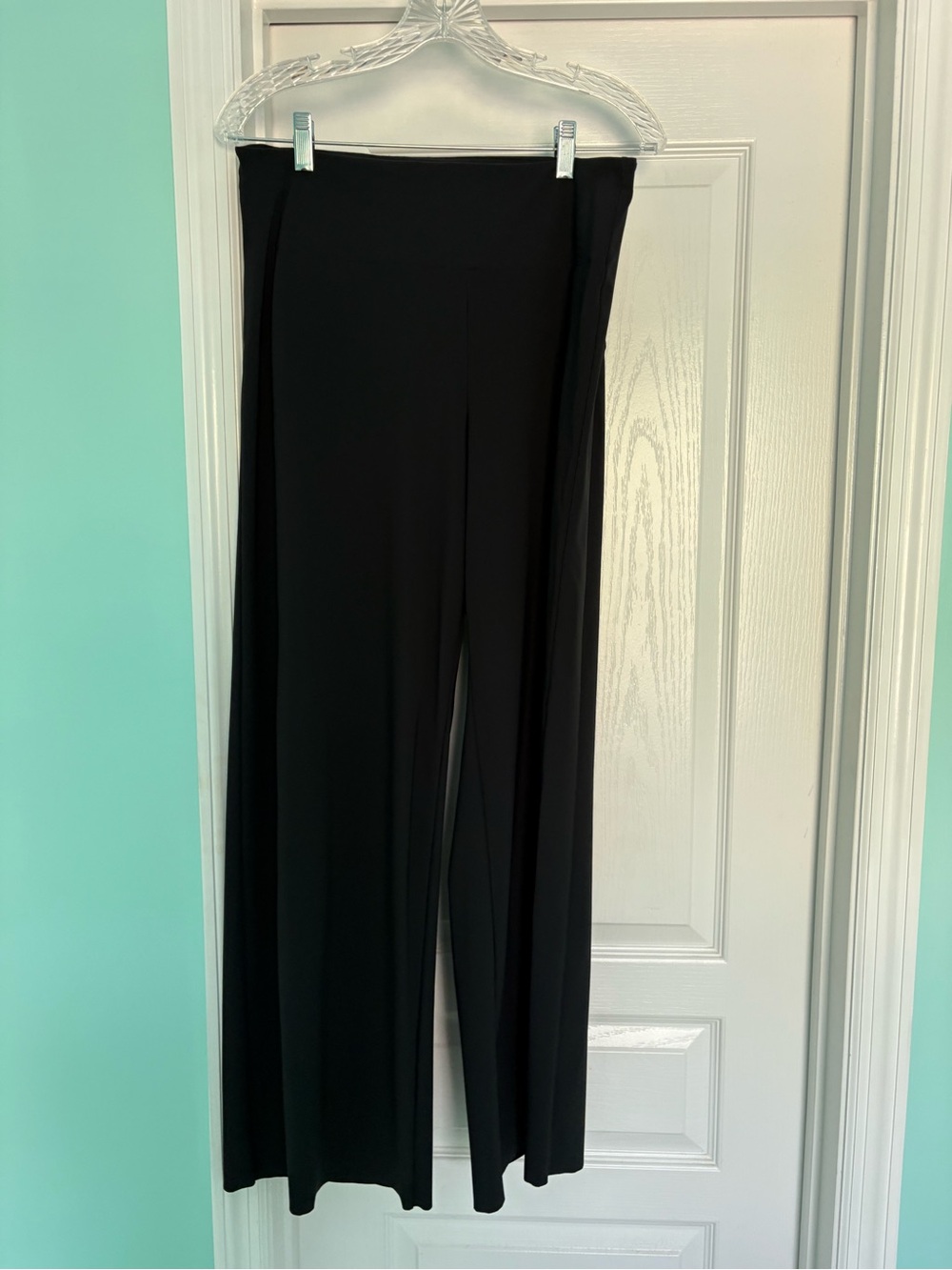 Athleta Black Wide-Leg Pull-On Pants